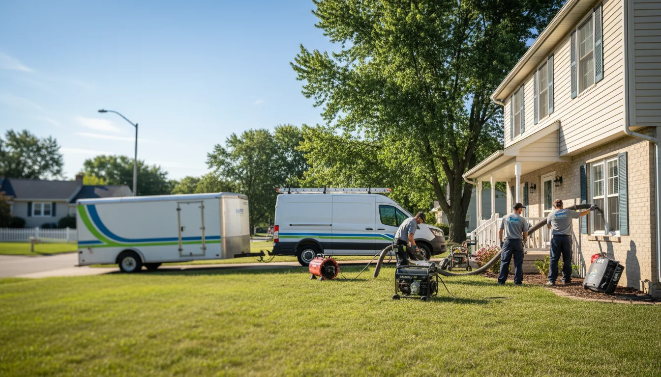 Flooded Basement Restoration And Cleanup With Repair in Kechi, KS near me